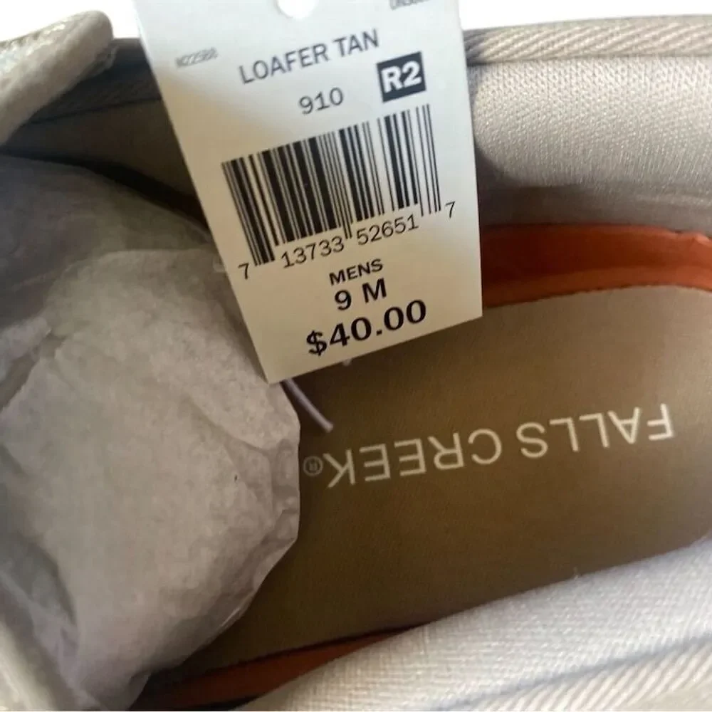 Men's Brown Loafer Slip-On Shoes Size 9M Casual Comfort Durable